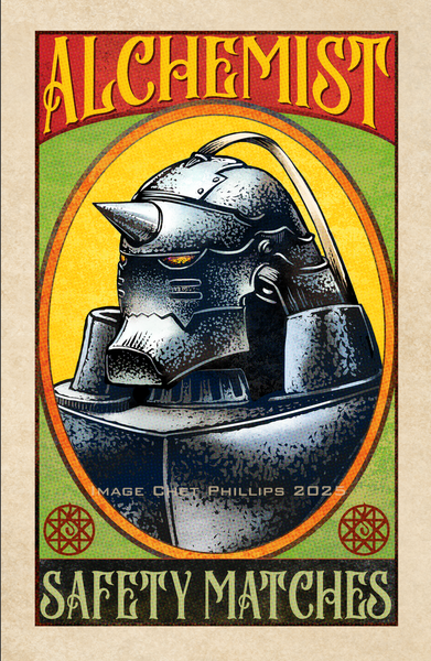 Alchemist 5 x 7 Matchbox Print