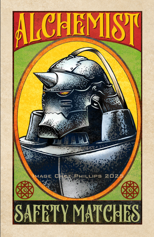 Alchemist 5 x 7 Matchbox Print