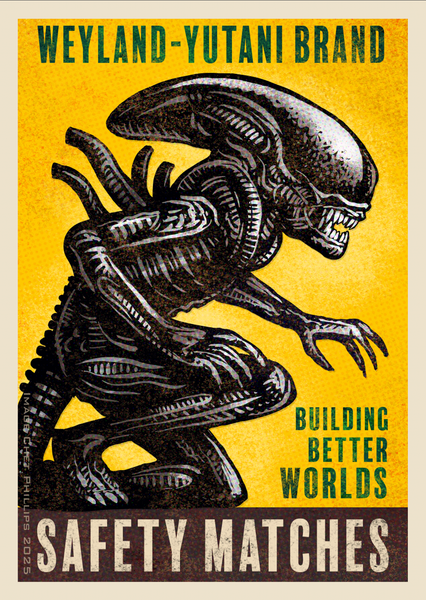 Building Better Worlds 5 x 7 Matchbox Art Print