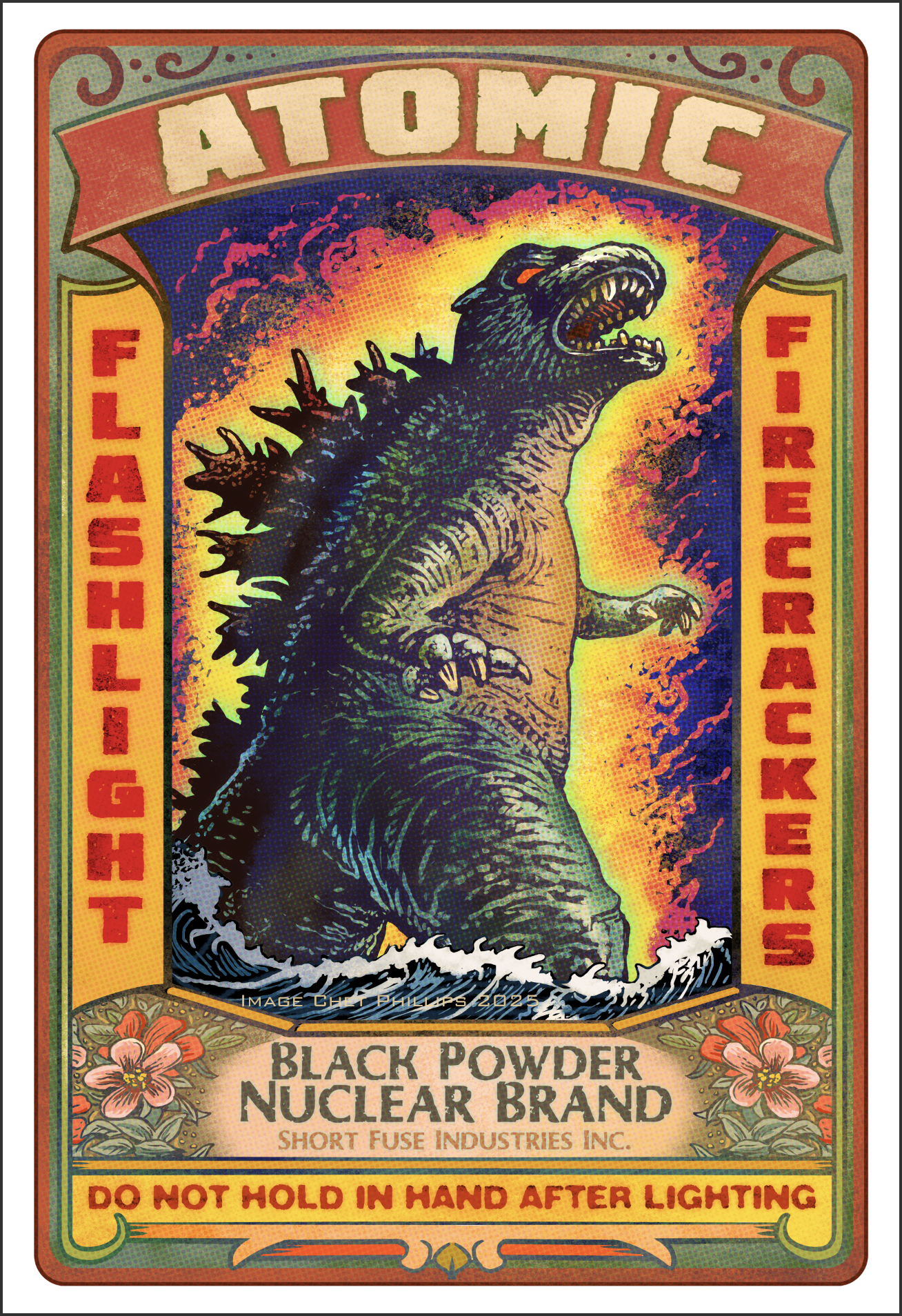 Atomic Firecrackers 13 x 19 print
