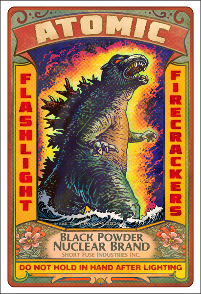 Atomic Firecrackers 13 x 19 print