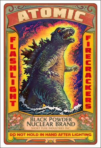 Atomic Firecrackers 13 x 19 print