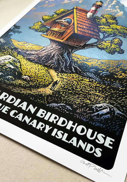 The Guardian Birdhouse 13 x 19 print