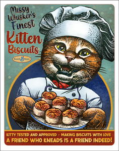 Missy Whisker's Kitten Biscuits 11 x 14 print