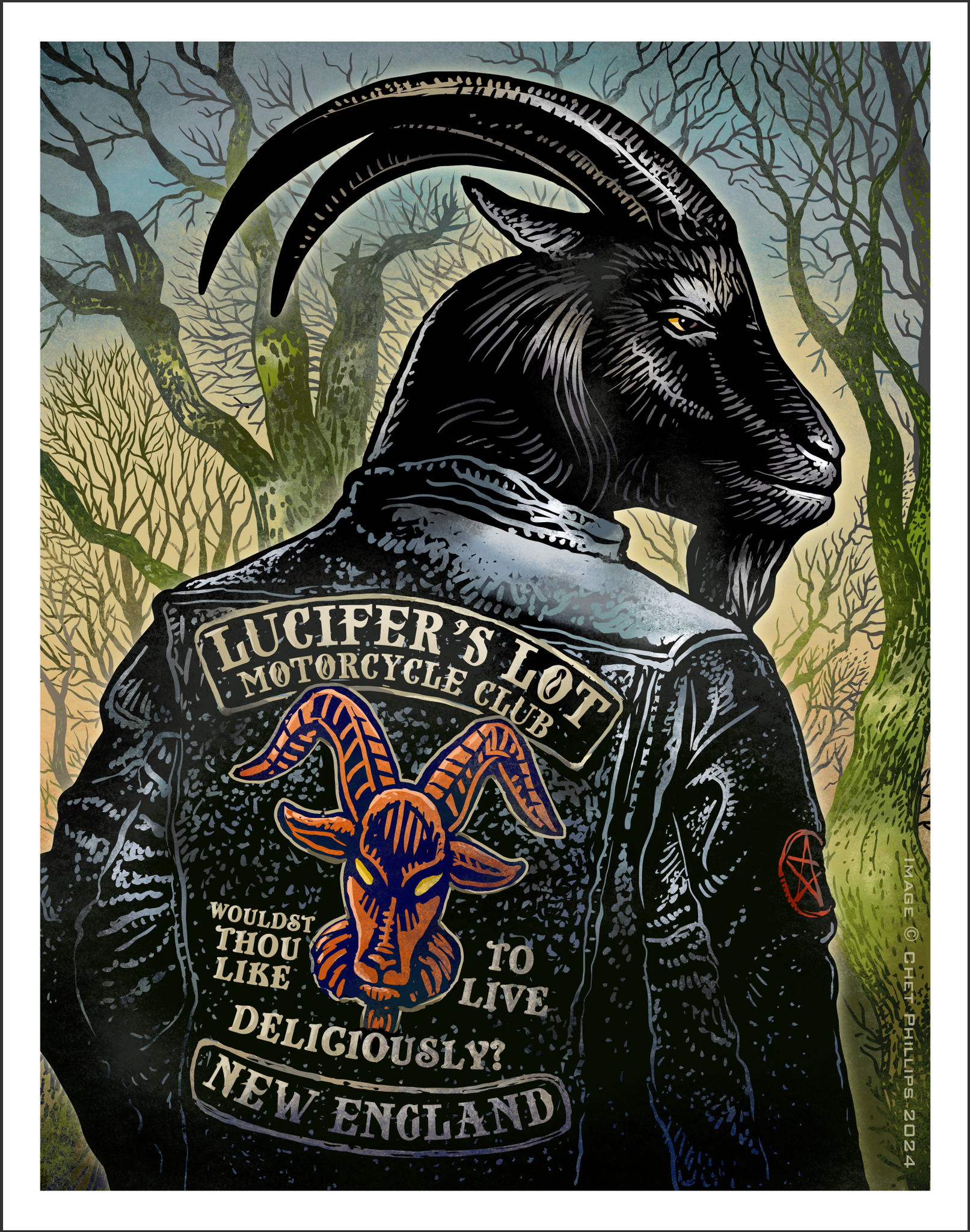 Lucifer's Lot Motorcycle Club- 11 x 14 print