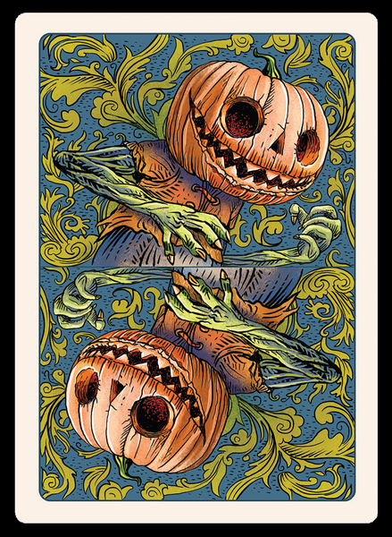 Haunted Halloween: A Gallery of Monster Weirdos playing card deck