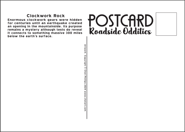 Roadside Oddities Postcard Set- Six 5 x 7 postcards
