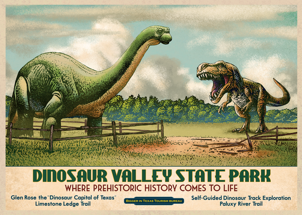 Texas Travel Postcard Set 3