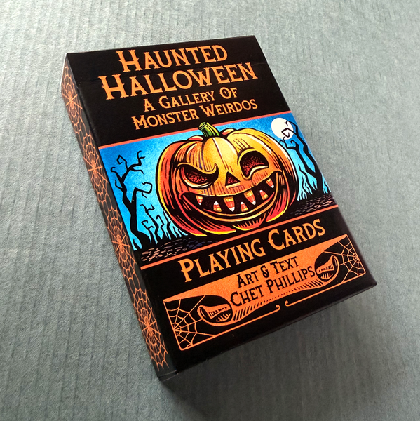 Haunted Halloween: A Gallery of Monster Weirdos playing card deck