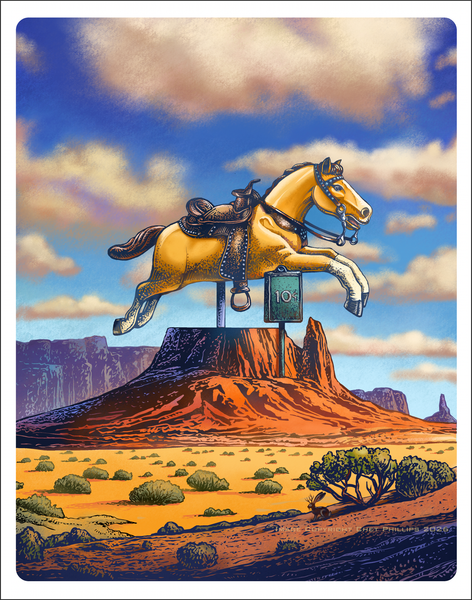 Horse Colossus 11 x 14 print