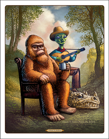 I Want To Believe- 11 x 14 Print