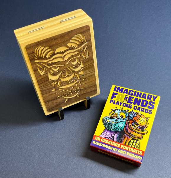 Limited Edition Box and Easel with Imaginary Friends and Fiends Playing Card Deck