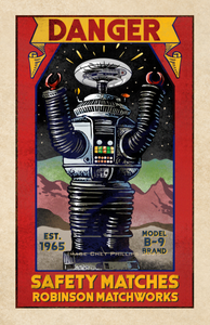 Danger 5 x 7 Matchbox Print