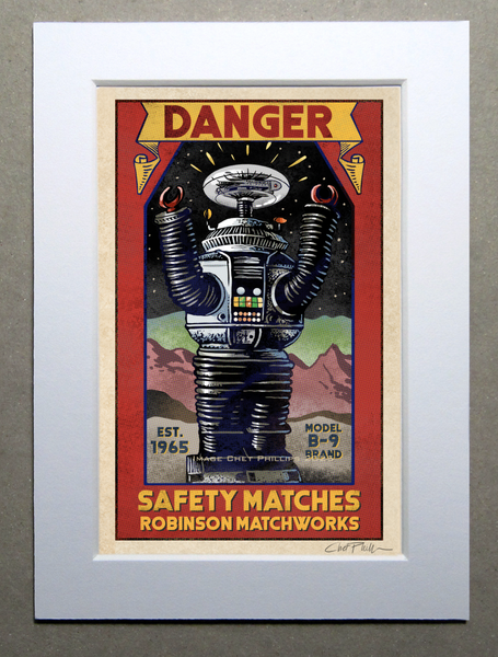 Danger 5 x 7 Matchbox Print