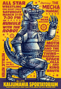 The Mecha Maniac- Signed 13 x 19 print