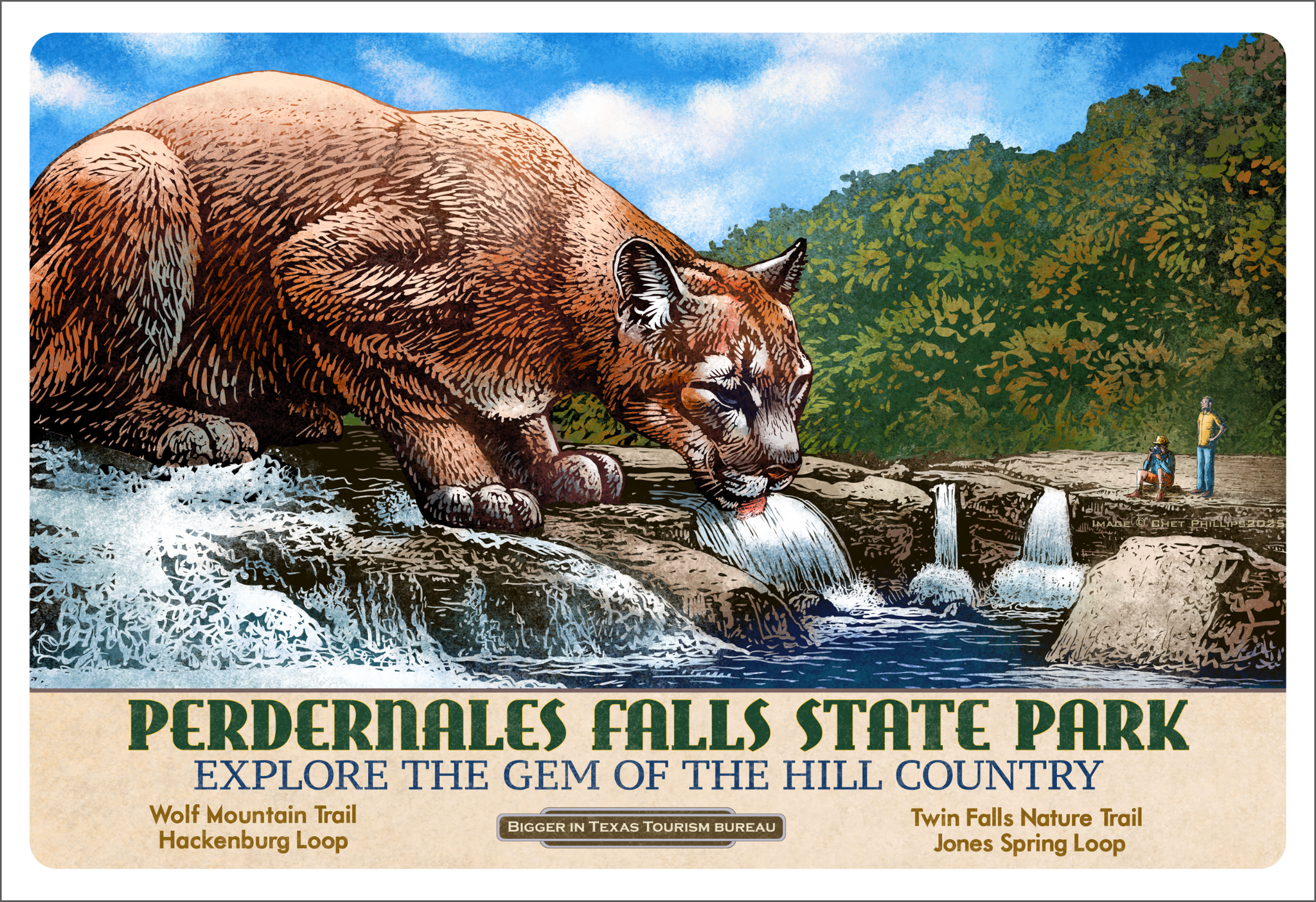 Perdernales Falls State Park 13 x 19 Print