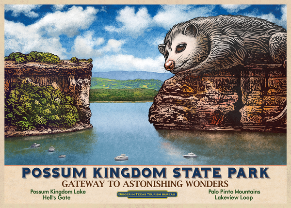 Texas Travel Postcard Set 3