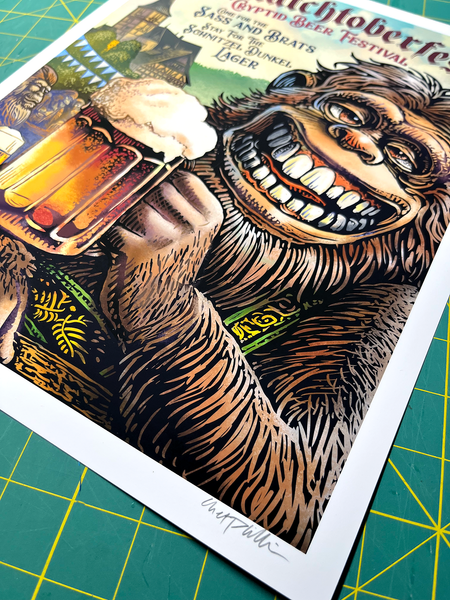 Squatchtoberfest- 11 x 14 print