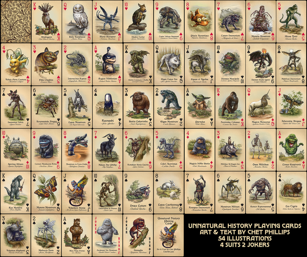 An Unnatural History- Playing Cards