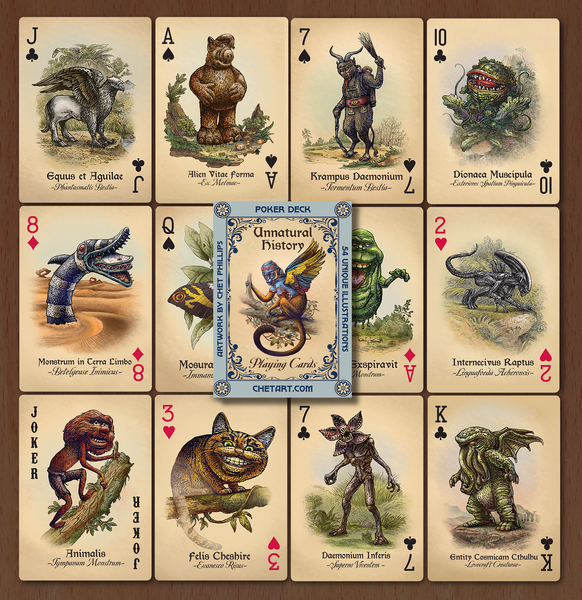 An Unnatural History- Playing Cards