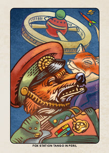 Fox Station Tango in Peril- 5" x 7" signed print from the Quest Patrol series