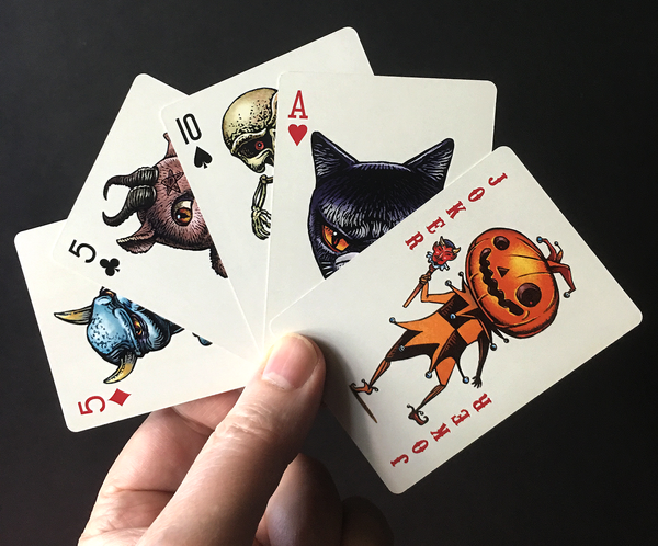 All Hallows' Eve Creepy Creatures Playing Card Deck