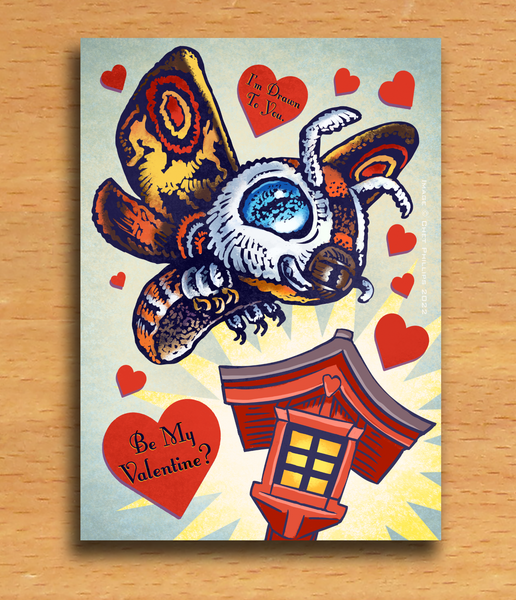 Valentine's Day Card-I'm Drawn To You- 5" x 7" blank inside