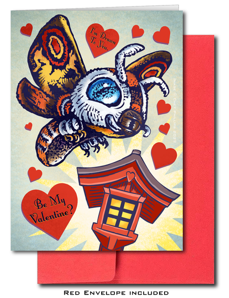 Valentine's Day Card-I'm Drawn To You- 5" x 7" blank inside