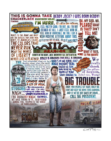 Big Trouble Tribute- 11" x 14" print