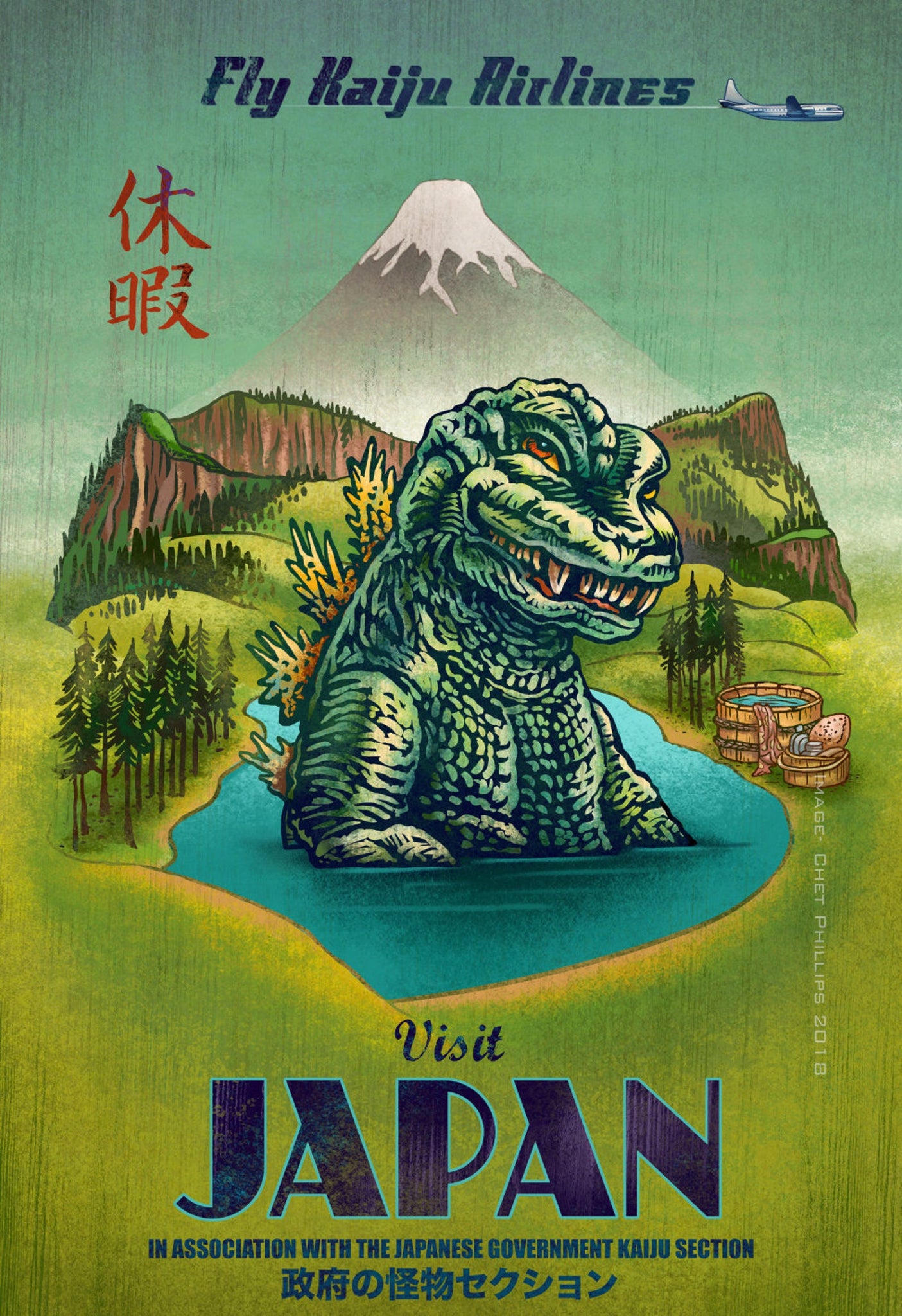 Travel Kaiju Airlines- Kaiju Tourism Bureau  print