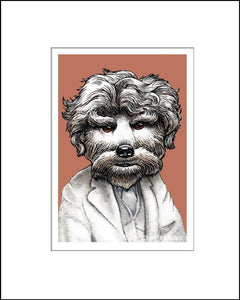 Bark Twain Literary Pet Print