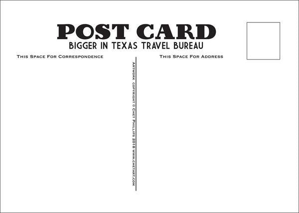 Texas Travel Postcard Set- 6 postcards