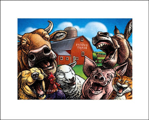 Funny Farm- 8" x 10" print