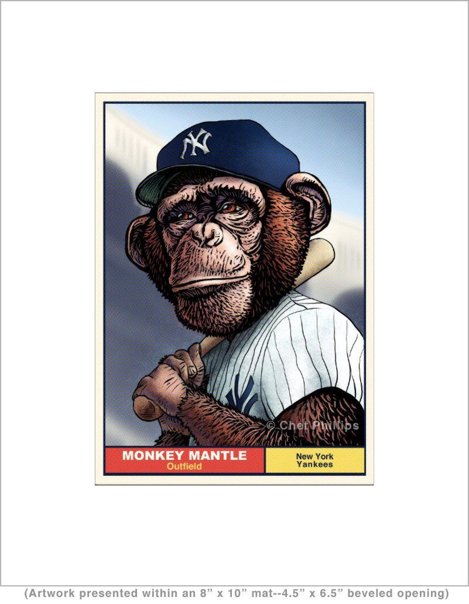 Monkey Mantle- 8" x 10" print