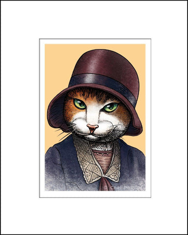 Dorothy Purrker Literary Pet Print