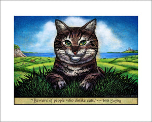 Irish Cat- 8" x 10" print