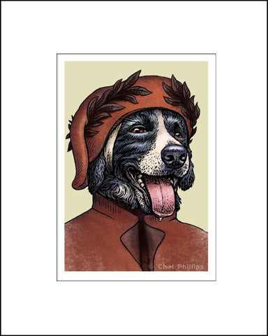 Dante Collieghieri Literary Pet Print