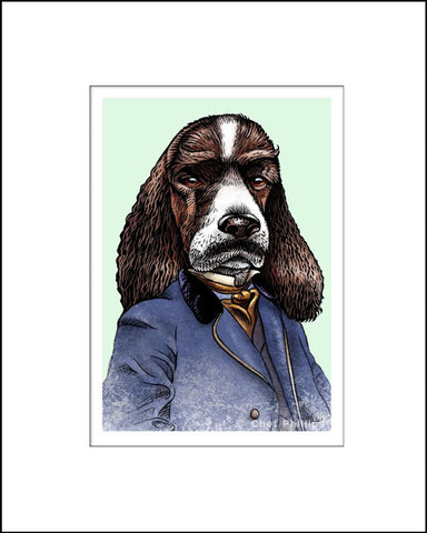 NaSpaniel Hawthorne Literary Pet Print