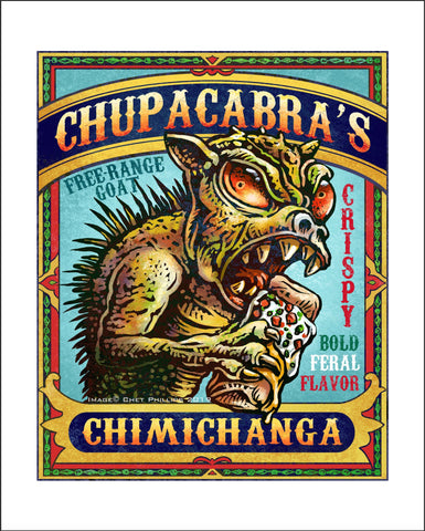 Chupacabra's Chimichanga 8 x 10 print