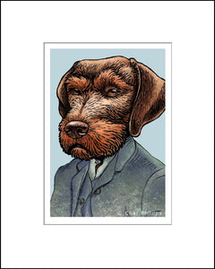 Vizsla Van Gogh Art Pet Print