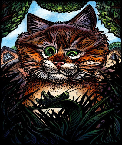 Tiger Kitty 8 x 10" print
