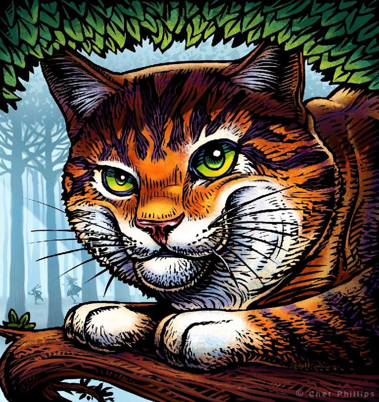 Cheshire Cat 8 x 10" print