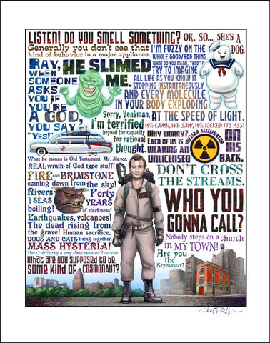 Ghostbusters Tribute- 11" x 14" print