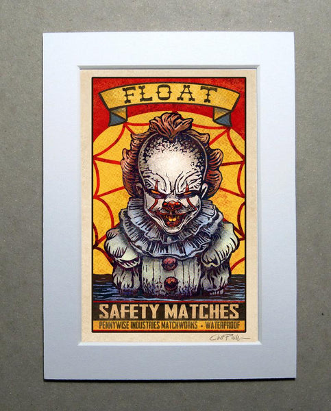 Float Brand 5" x 7" matted Matchbox print